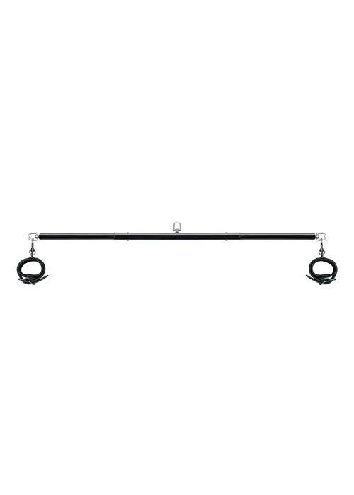 Regulowana Rozpórka na Nogi z Kajdankami Czarny | 100% ORYGINAŁ| DYSKRETNA PRZESYŁKA