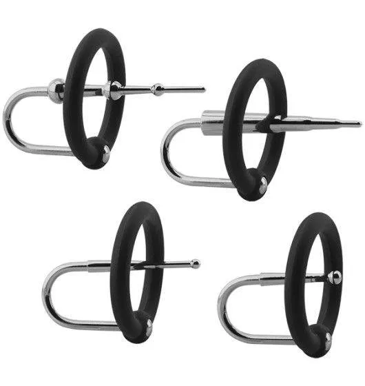 Zestaw Silikonowo-Stalowych Pierścieni do Cewki Moczowej | 100% ORYGINAŁ| DYSKRETNA PRZESYŁKA