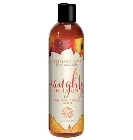 Naughty Nectarines Natural Flavors Glide 120Ml Intimate Earth | 100% ORYGINAŁ| DYSKRETNA PRZESYŁKA