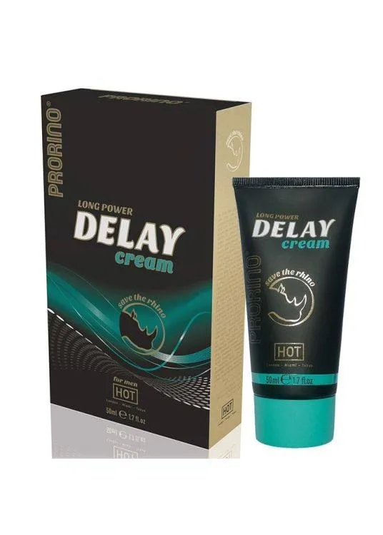 Krem wydłużający stosunek Long Power Delay Cream 50ml Prorino | 100% ORYGINAŁ| DYSKRETNA PRZESYŁKA