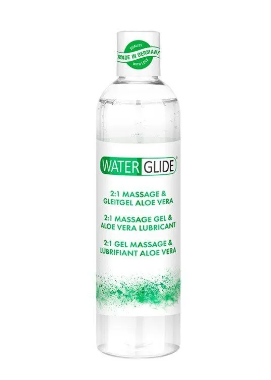 Żel Wodny 2w1 Waterglide - Aloe Vera do Masażu 300ml | 100% ORYGINAŁ| DYSKRETNA PRZESYŁKA