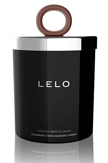 Świeczka Do Masażu O Zapachu Wanilii I Kakao Flickering Touch Massage Candle Vanilla & Creme De Cacao 150G Lelo | 100% ORYGINAŁ| DYSKRETNA PRZESYŁKA