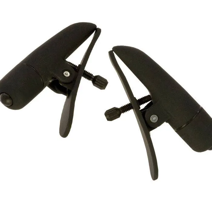 Zaciski na Sutki z Wibracjami Czarny | 100% ORYGINAŁ| DYSKRETNA PRZESYŁKA