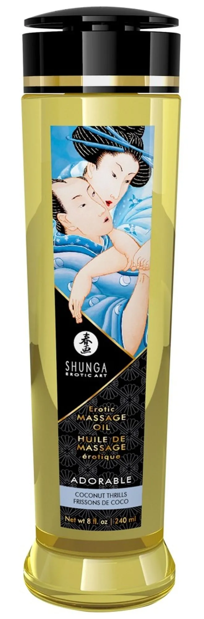 Erotic Massage Oil Adorable/ Coconut Thrills 240Ml Shunga | 100% ORYGINAŁ| DYSKRETNA PRZESYŁKA