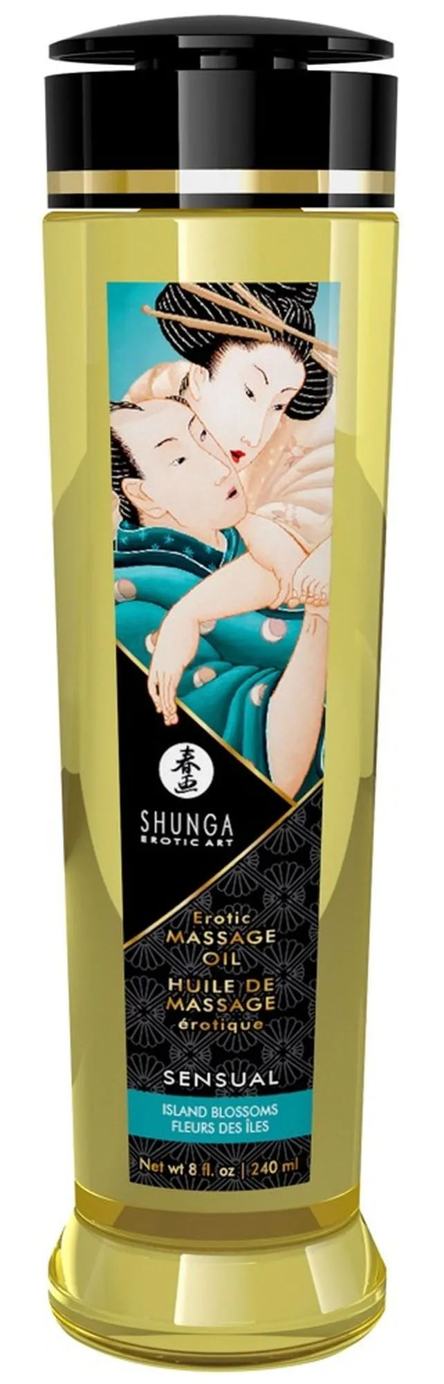 Erotic Massage Oil Sensual /Island Blossoms 240 Ml Shunga | 100% ORYGINAŁ| DYSKRETNA PRZESYŁKA
