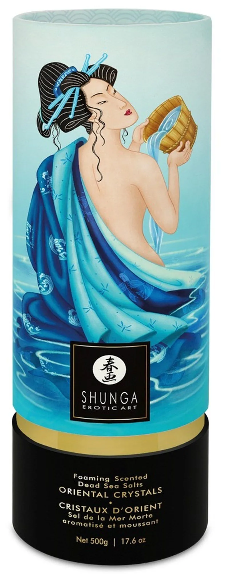 Sól Do Kąpieli Oriental Bath Crystals Aqua Based 500G Shunga | 100% ORYGINAŁ| DYSKRETNA PRZESYŁKA