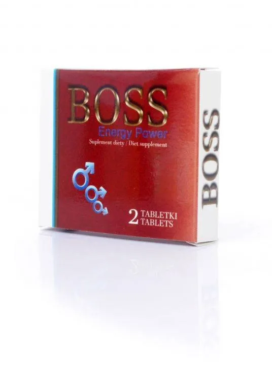 Boss Energy Power Ginseng na Erekcję 150mg 2 szt. | 100% ORYGINAŁ| DYSKRETNA PRZESYŁKA