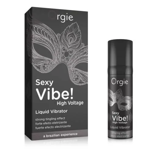 Wibrator W Płynie Sexy Vibe! High Voltage Liquid Vibrator 15 Ml Orgie | 100% ORYGINAŁ| DYSKRETNA PRZESYŁKA