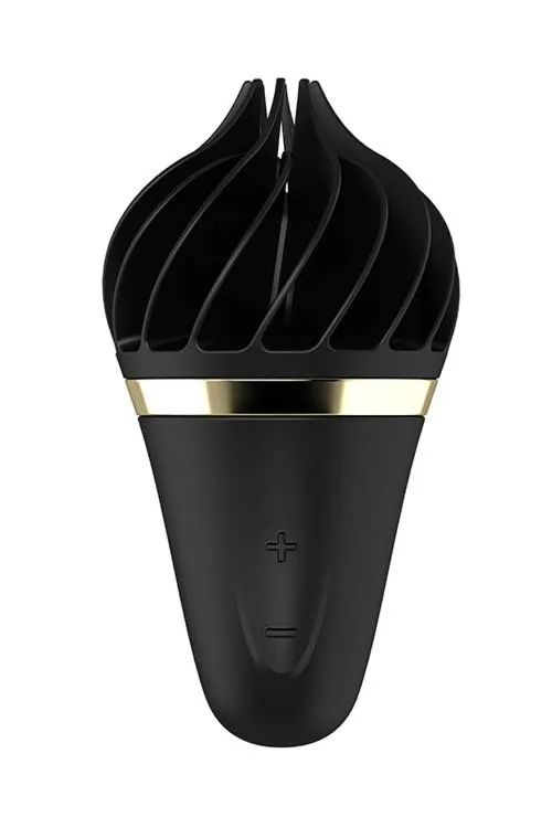 Stymulator Łechtaczki Sweet Treat Spinnator Black/Gold Satisfyer | 100% ORYGINAŁ| DYSKRETNA PRZESYŁKA