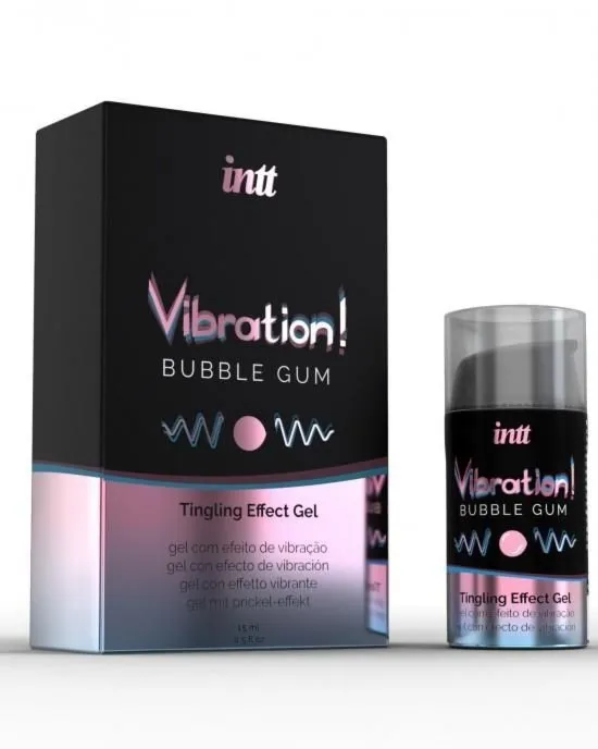 Żel Stymulujący Vibration! Bubble Gum 15 Ml intt | 100% ORYGINAŁ| DYSKRETNA PRZESYŁKA
