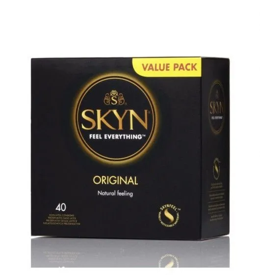 Prezerwatywy Nielateksowe Skyn Original Bx40 Unimil | 100% ORYGINAŁ| DYSKRETNA PRZESYŁKA