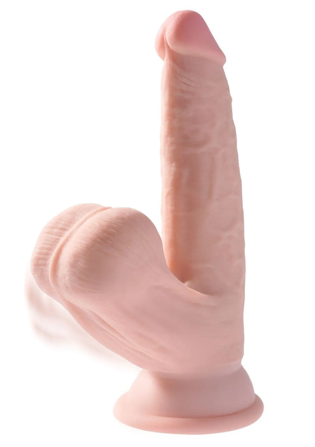 Dildo Z Przyssawką 3D Cock Swinging Balls 6 Inch King Cock | 100% ORYGINAŁ| DYSKRETNA PRZESYŁKA