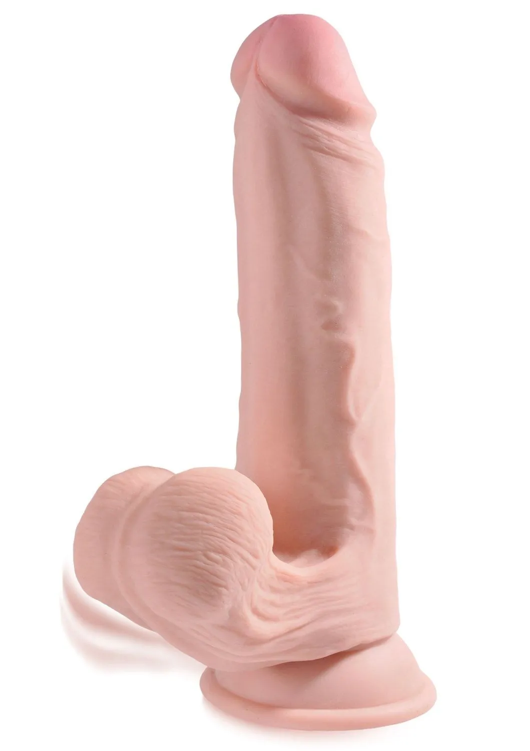 Dildo Z Przyssawką 3D Cock Swinging Balls 9 Inch King Cock | 100% ORYGINAŁ| DYSKRETNA PRZESYŁKA