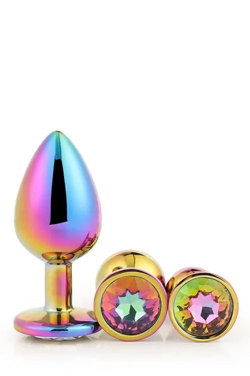 Zestaw Korków Gleaming Love Multicolour Plug Set Dreamtoys | 100% ORYGINAŁ| DYSKRETNA PRZESYŁKA