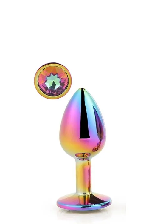 Korek Analny Gleaming Love Multicolour Plug Medium Dreamtoys | 100% ORYGINAŁ| DYSKRETNA PRZESYŁKA