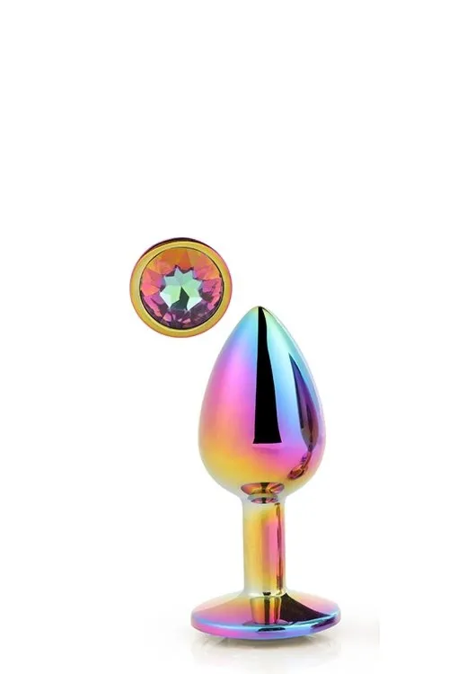 Korek Analny Gleaming Love Multicolour Plug Small Dreamtoys | 100% ORYGINAŁ| DYSKRETNA PRZESYŁKA