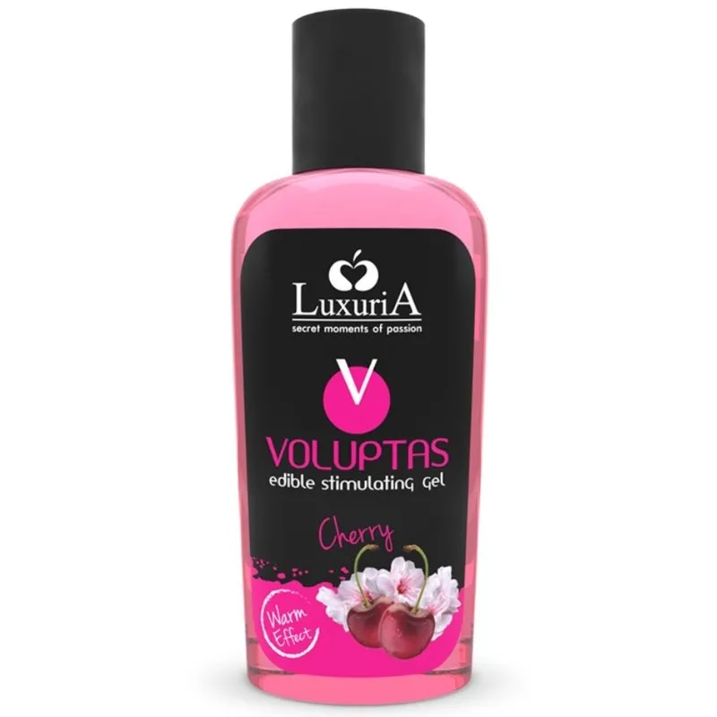 Jadalny Żel Stymulujący Luxuria Voluptas Wiśnia 100ml | 100% ORYGINAŁ| DYSKRETNA PRZESYŁKA