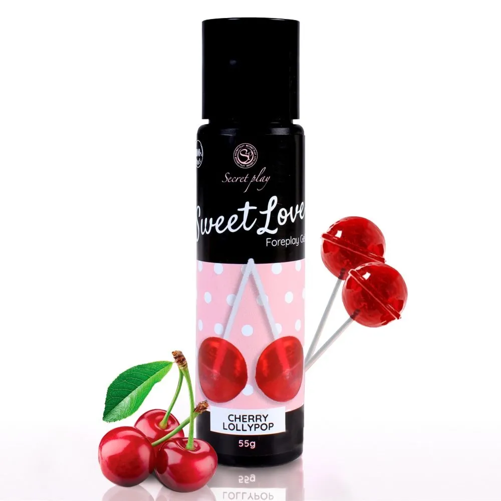 Jadalny Żel Nawilżający Sweet Love Wiśniowy 60ml | 100% ORYGINAŁ| DYSKRETNA PRZESYŁKA