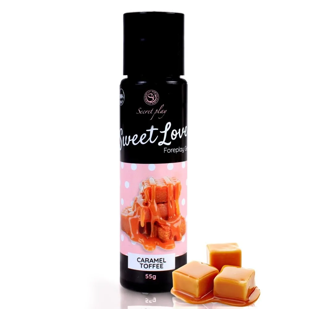 Jadalny Żel Nawilżający Sweet Love Karmel 60ml | 100% ORYGINAŁ| DYSKRETNA PRZESYŁKA