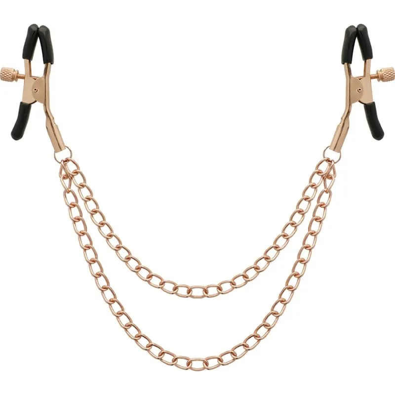 Klamerki z Łańcuszkiem na Sutki Coquette Fantasy Zloty | 100% ORYGINAŁ| DYSKRETNA PRZESYŁKA