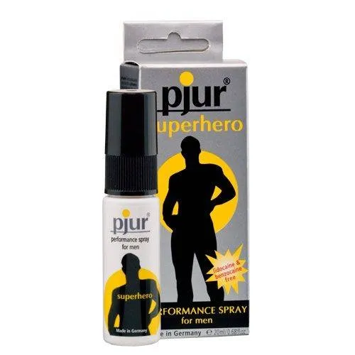 Spray Przedłużający Stosunek Pjur Superhero 20ml | 100% ORYGINAŁ| DYSKRETNA PRZESYŁKA
