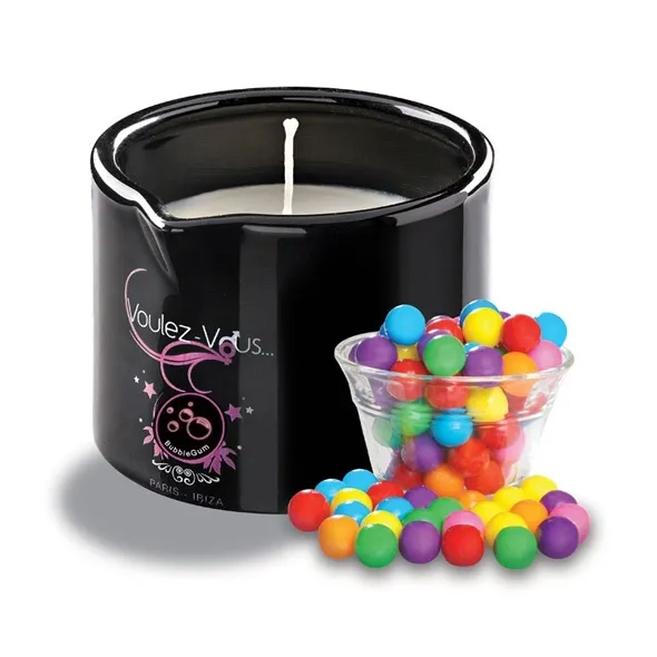 SexShop - Świeca do masażu - Voulez-Vous... Massage Candle  - Guma balonowa - online
