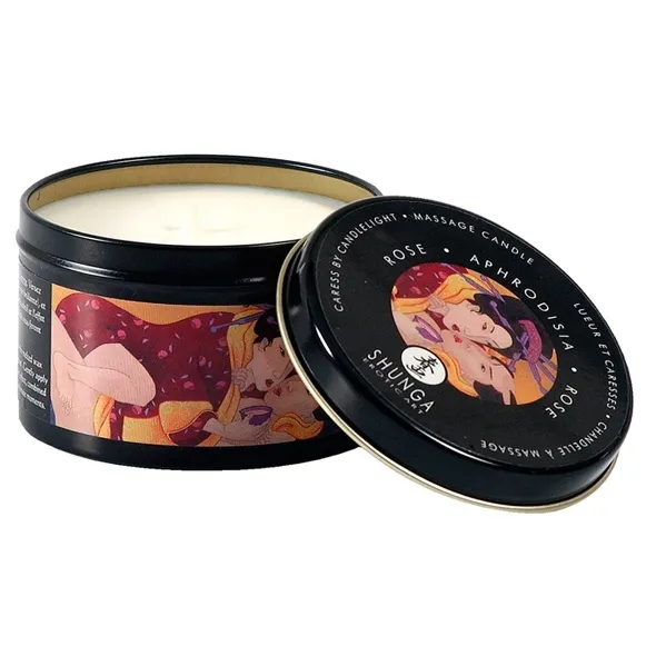 SexShop - Świeca do masażu - Shunga Massage Candle - Róża - online