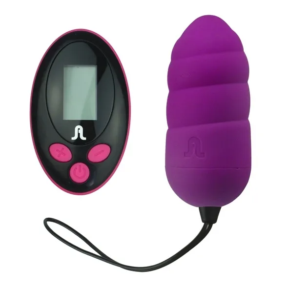 SexShop - Wibrujące jajeczko zdalnie sterowane - Adrien Lastic Ocean Dream Vibrating Egg Purple - online