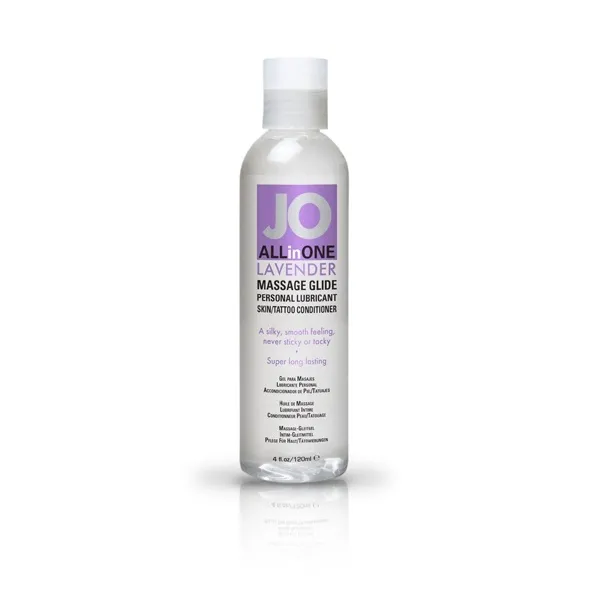 SexShop - Żel do masażu  i lubrykant - System JO Massage Glide Lavender 120 ml LAWENDA - online