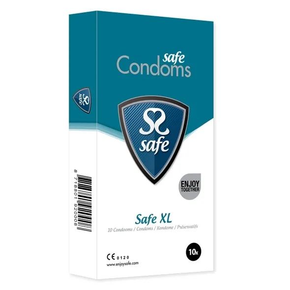 SexShop - Prezerwatywy XL - Safe XL Condoms 10 szt - online