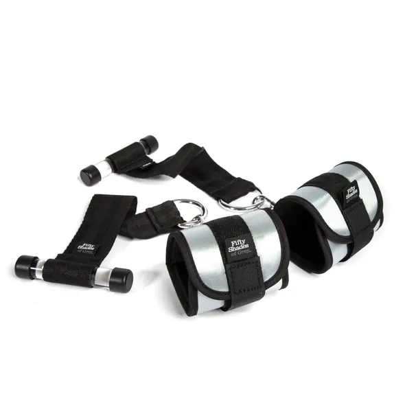 SexShop - 50 twarzy Greya -  Zestaw linek i kajdanek Handcuff Restraint Set - online