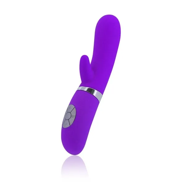 SexShop - Wibrator ze stymulatorem - Maia Toys Vibrator with Clit Stem Neon Purple - online