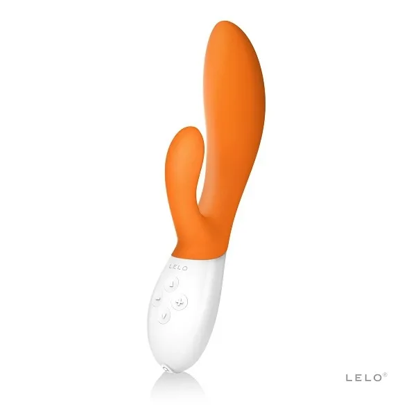 SexShop - Wibrator ze stymulatorem - Lelo Ina 2 Vibrator pomarańczowy - online