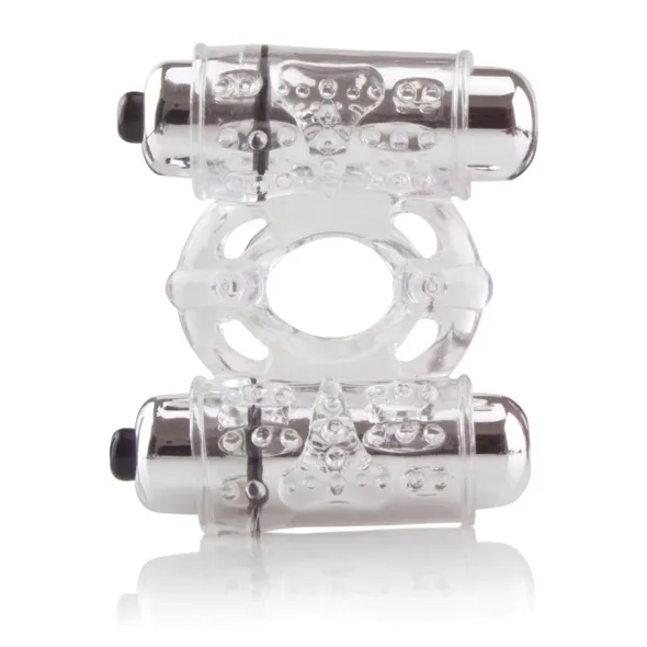 SexShop - Pierścień na penisa - The Screaming O Owow Double Wammy Clear  - online