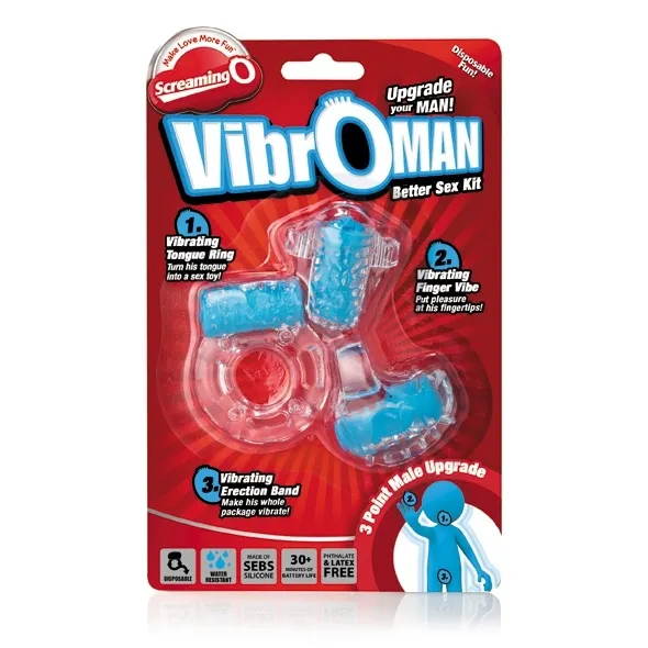 SexShop - Wibrator na palce, język, członka - The Screaming O VibroMan  - online