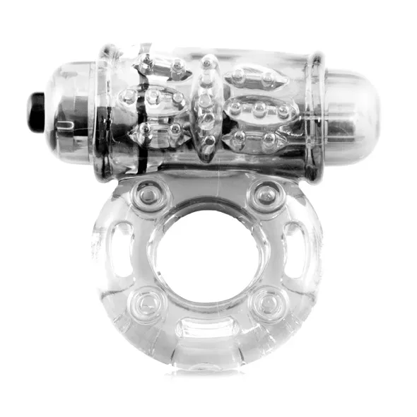 SexShop - Pierścień erekcyjny ze stymulatorem - The Screaming O Owow Clear  - online