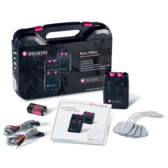 SexShop - Zestaw do elektrostymulacji analogowy - Mystim Pure Vibes E-Stim Tens Unit  - online