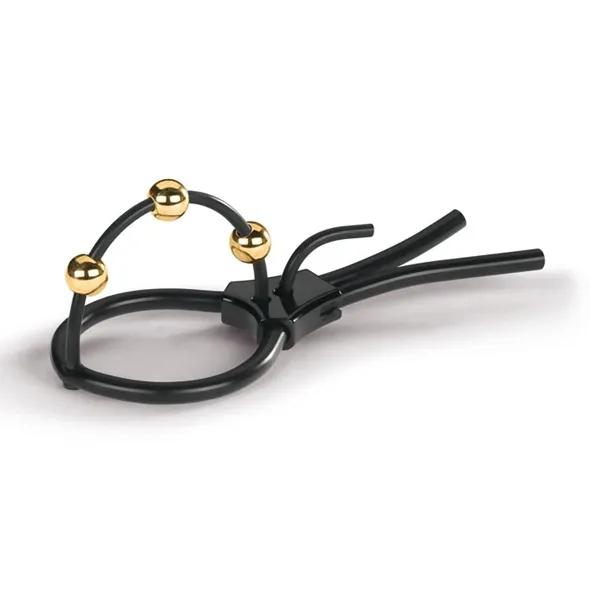 SexShop - Elektrostymulator penisa z kulkami - Mystim Pearly Pete Corona Strap  - online