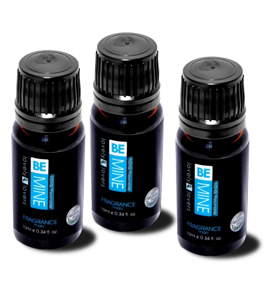 SexShop - 3 x Pachnące feromony dla mężczyzn - LOVELY LOVERS BeMINE 10ml (0.34 fl. oz.) FRAGRANCE MAN - online