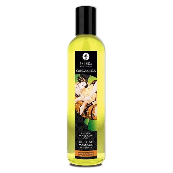 SexShop - Organiczny olejek do masażu - Shunga Massage Oil Organic Almond Sweetness Migdały - online