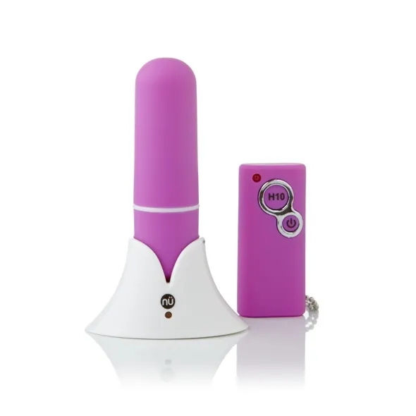 SexShop - Mini wibrator jajeczko ze zdalnym sterowaniem - NU Sensuelle Remote Control Wireless fioletowy - online