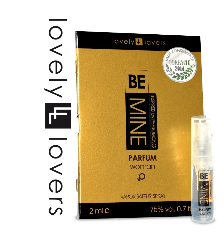 SexShop - Perfumy kobiece z feromonami zapachowymi - LOVELY LOVERS BeMINE parfum WOMAN 2ml - online
