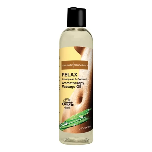 SexShop - Olejek do masażu organiczny - Intimate Organics Relax Massage Oil 240 ml  - online