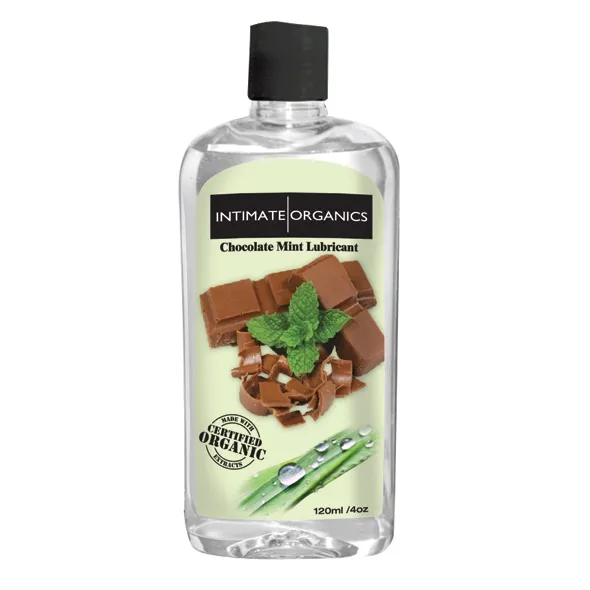 SexShop - Smakowy żel nawilżający - Intimate Organics Chocolate Mint Lube 120 ml czekolada i mięta - online