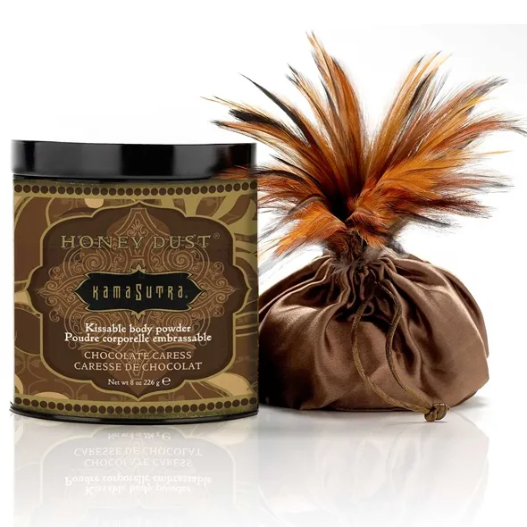 SexShop - Pyłek do ciała bez talku - Pochłania wilgoć ze skóry - Kama Sutra Honey Dust  Czekolada 225gram - online