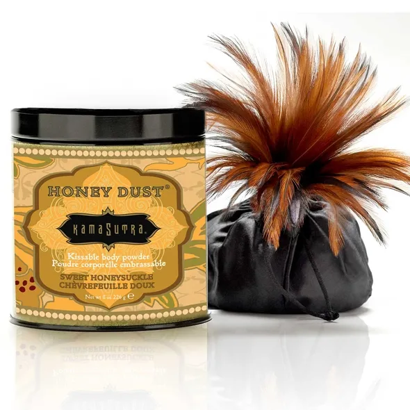 SexShop - Pyłek do ciała bez talku - Pochłania wilgoć ze skóry - Kama Sutra Honey Dust  Wiciokrzew 225gram - online
