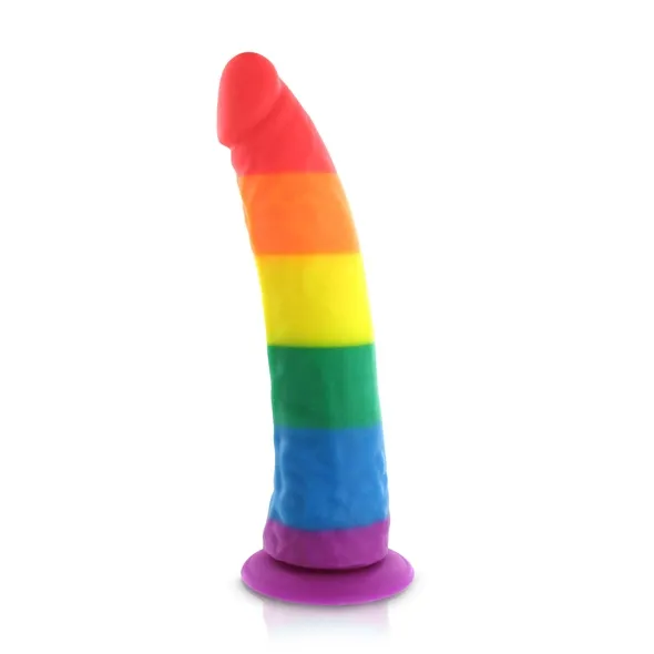SexShop - Dildo w kolorze tęczy - Pride Dildo Silicone Rainbow Dildo  - online