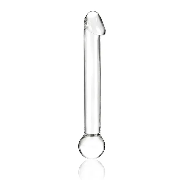 SexShop - Szklane dildo z realistyczną główką - Glas Realistic Head Glass Dildo  - online
