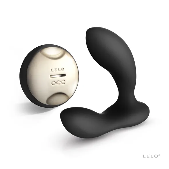 SexShop - Luksusowy masażer prostaty - Lelo Hugo Prostate Massager Czarny - online