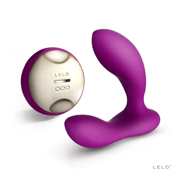 SexShop - Luksusowy masażer prostaty - Lelo Hugo Prostate Massager Fioletowy - online
